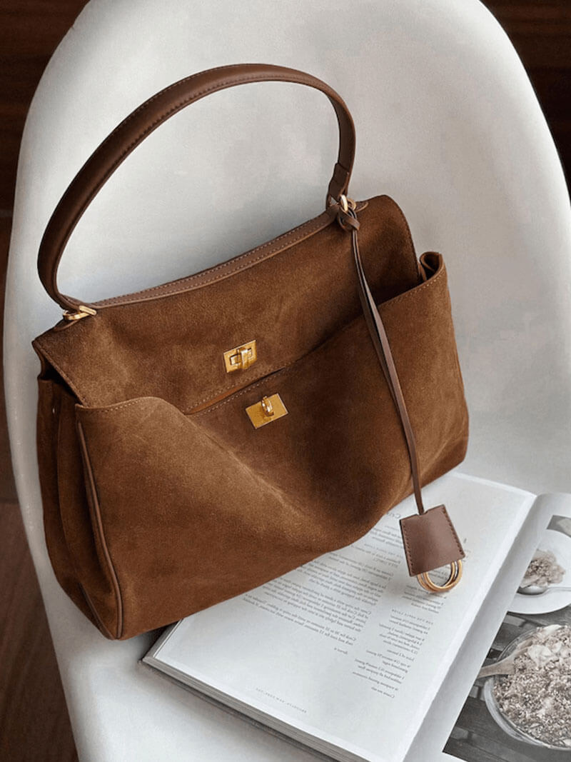 Ivana Suede Bag