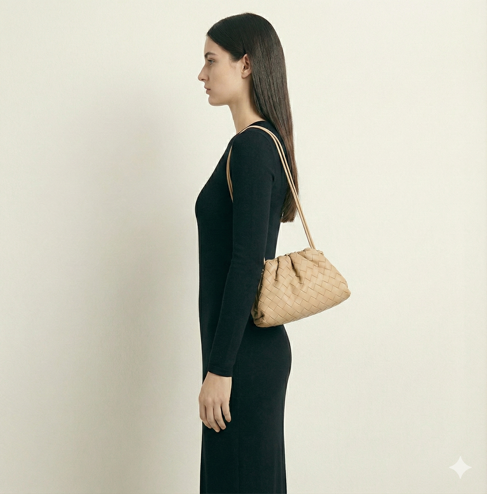 Wendy Woven Pouch Bag